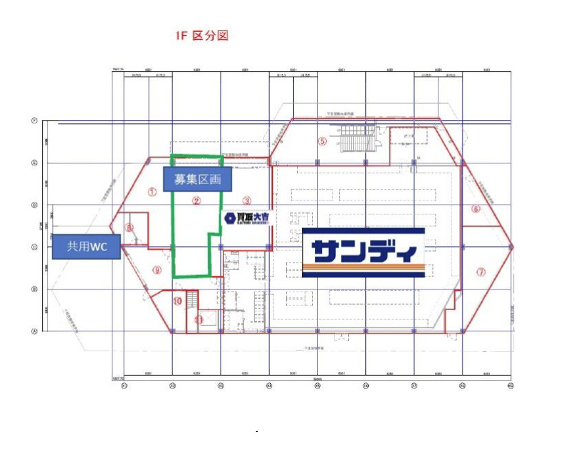堺市南区庭代台2丁目貸店舗・事務所の間取り
