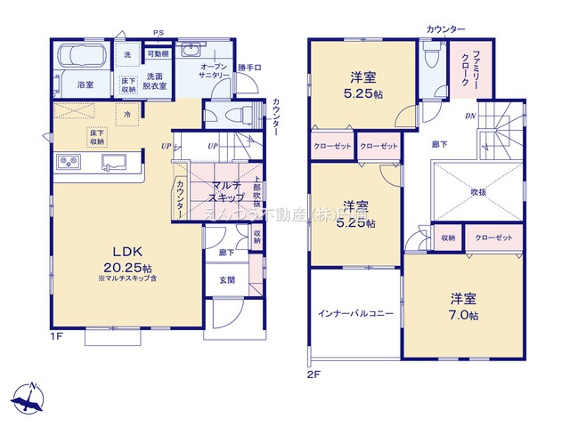 ブルーミングガーデン南新町中畑の間取り