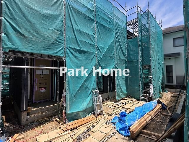 高知市介良乙 -11期2棟1- 新築戸建ての庭|1号棟　2026.7月：建築中