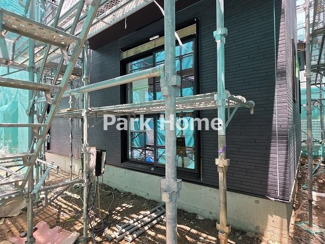 高知市介良乙 -11期2棟1- 新築戸建ての外観|1号棟　2026.7月：建築中