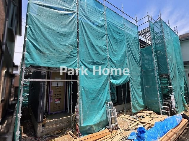 高知市介良乙 -11期2棟1- 新築戸建ての外観|1号棟　2026.7月：建築中