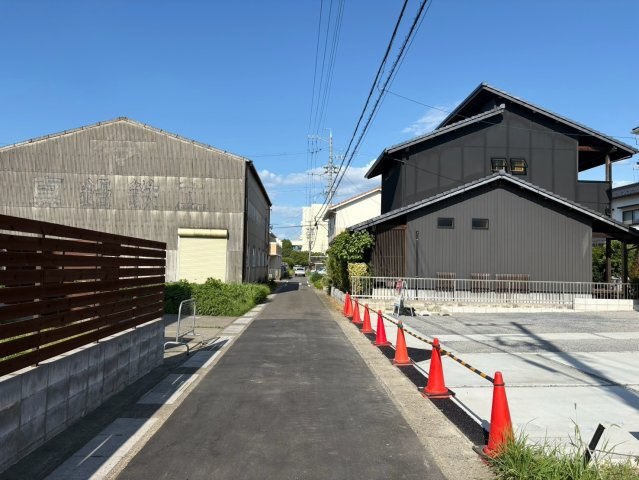 クワイエ　岐阜市今嶺第2　全2区画分譲の外観|「現地（2026年7月31日）撮影」　
■全体写真　
■ヤマダ不動産　株式会社リライフ　