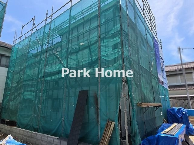 高知市介良乙 -11期2棟2- 新築戸建ての外観|2号棟　2026.7月：建築中
