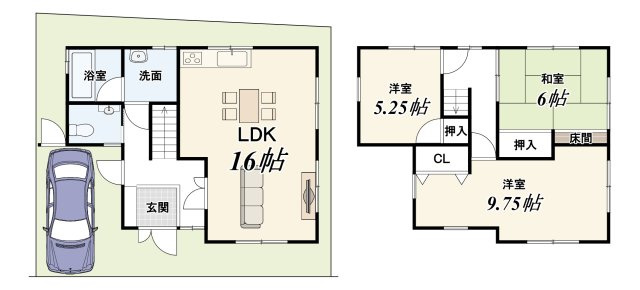 【ReDream】鳴滝松本町の間取り|2699万円、3LDK、土地面積93.79m2、建物面積88.28m2