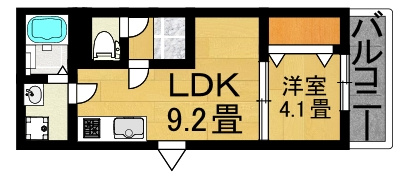 【間取り】 | LE COCON四日市Ⅹ