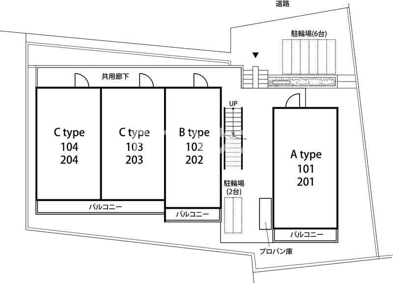 リブリ・薬園台の区画図
