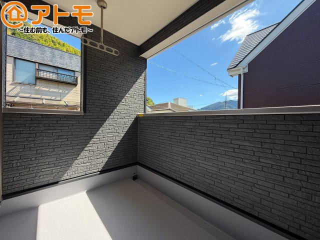【バルコニー】 | 葵区羽鳥第13　新築戸建　全1棟 | インナーバルコニーはお出かけ中の急な雨でも安心♪