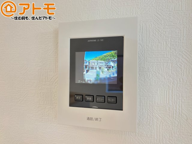 【防犯設備】 | 葵区羽鳥第13　新築戸建　全1棟 | TVモニター付きインターホンは訪問者を確認することができて、防犯性に優れています♪