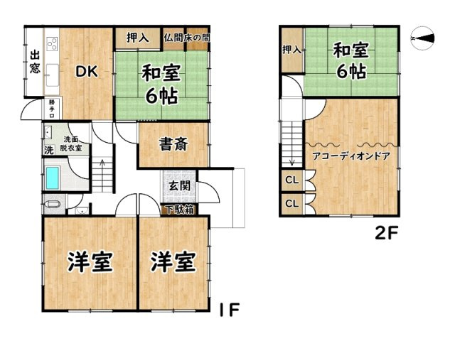 姫路市御立西3丁目/中古戸建の間取り