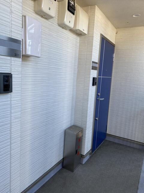 川崎市麻生区片平２丁目のアパートのエントランス