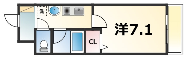 【間取り】 | レジスコート東難波１