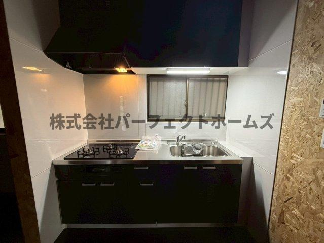 尊延寺5丁目戸建　賃貸のキッチン|お料理しやすいキッチンです