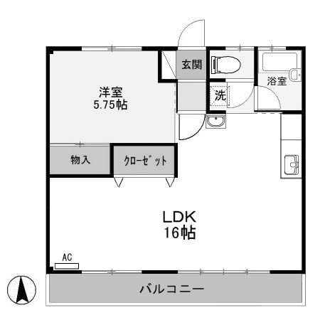 【間取り】 | ＭＢＣハイツ　Ａ