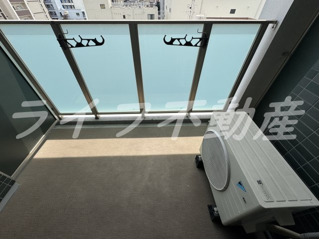 プレサンス玉造駅前 のバルコニー|バルコニー付きです