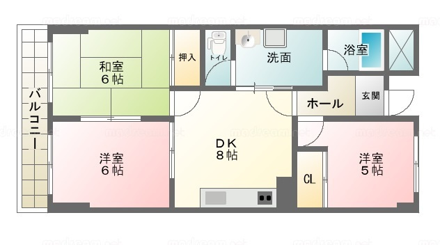 【間取り】 | グレースコート青葉丘