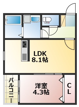 (仮)フォレスト神水の間取り