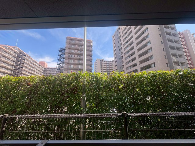 吹田市江の木町のアパートの展望