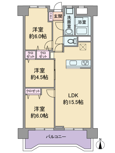  ≪北四番丁 9分≫南向き×陽当たり◎♪チサンマンション支倉