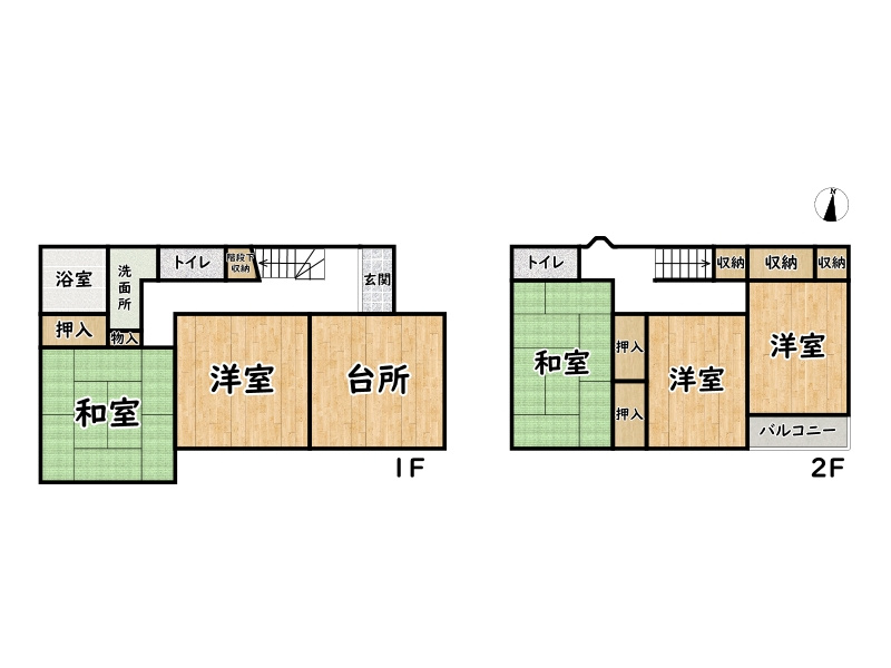 姫路市余部区上川原/中古戸建の間取り