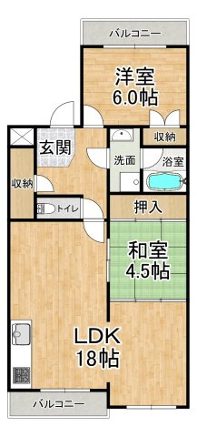 サンフローラ南別府の間取り|※間取りが現況と異なる場合は現況を優先します※