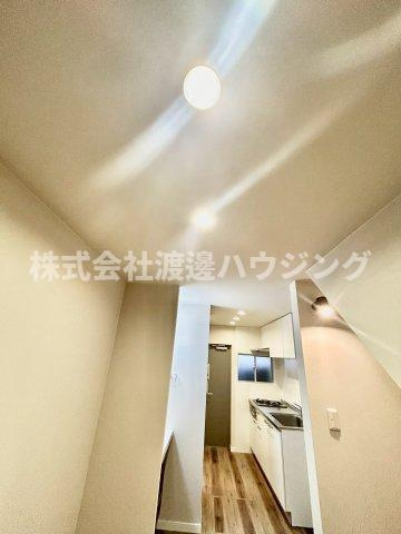 常盤町リノベテラスの内装|間接照明がおしゃれですね
