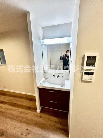 常盤町リノベテラスの洗面所