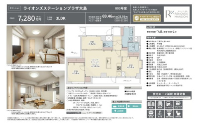 【その他】 | ライオンズステーションプラザ大島　仲介手数料無料＋40万円現金プレゼント中