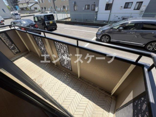 エピナール　Ａのバルコニー|高崎、前橋のお部屋探しはエンドスケープまで！お客様の理想お聞かせ下さい♪