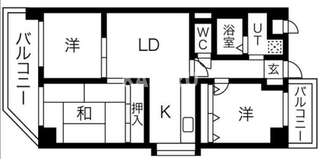 ウィステリア今里の間取り