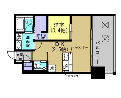 ベネチア天満橋の間取り