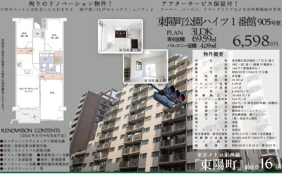 【その他】 | 東陽町公園ハイツ1番館　仲介手数料無料＋40万円現金プレゼント中