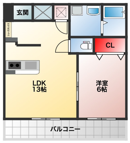 【間取り】 | シティーコート熊野町