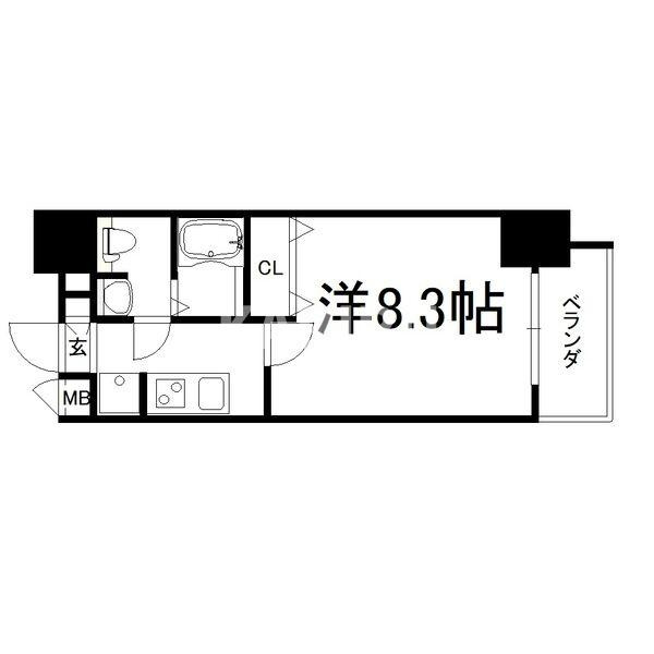 アドバンス大阪城エストレージャの間取り