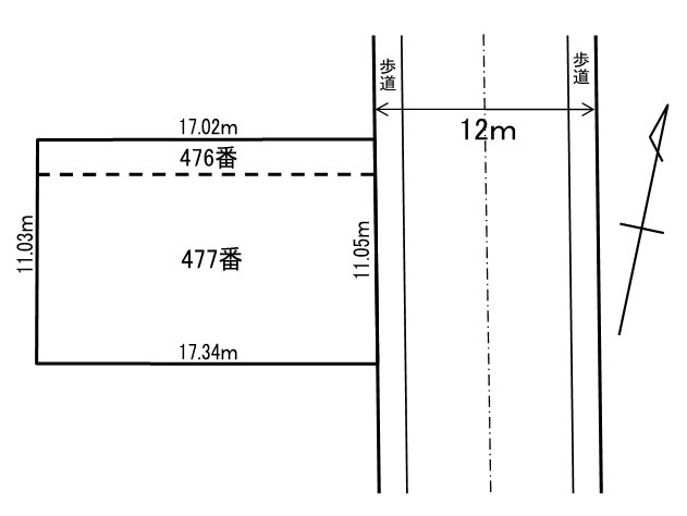 新潟市北区太夫浜新町2丁目　売地の画像