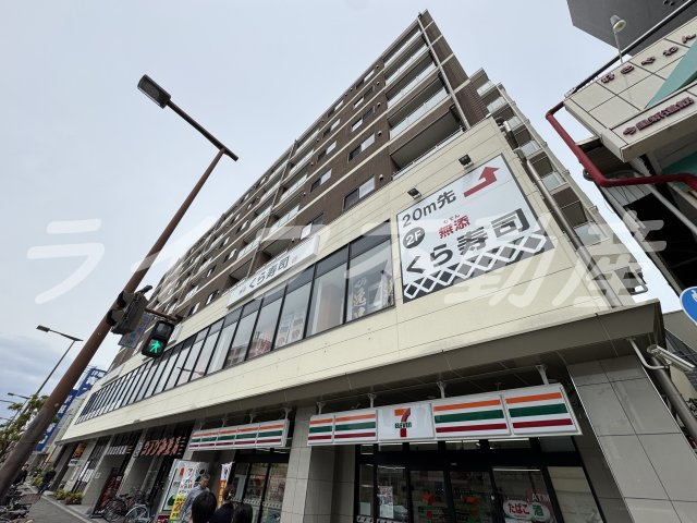 サンブライト今里の外観|外観は落ち着いています
