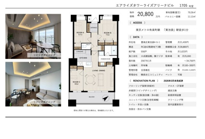 【その他】 | エアライズタワーライズアリーナビル　仲介手数料無料＋100万円現金プレゼント中