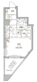 【間取り】 | ラグジュアリーアパートメント文京千石＃02 | 間取りです。
