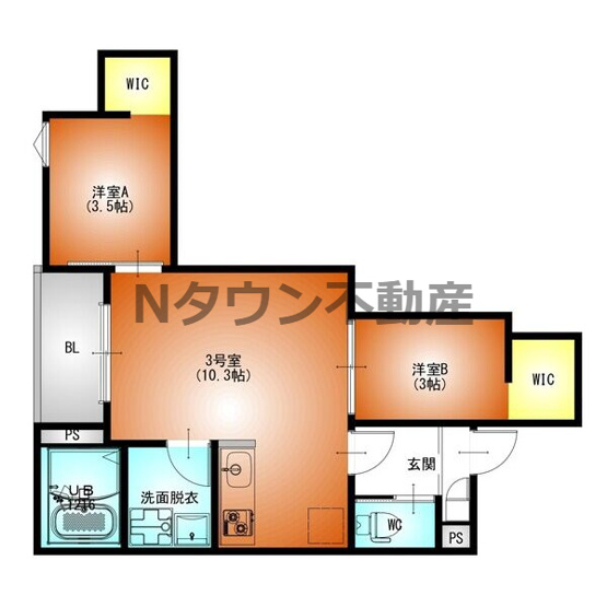 【間取り】 | REGALEST名駅西 | 間取りです。