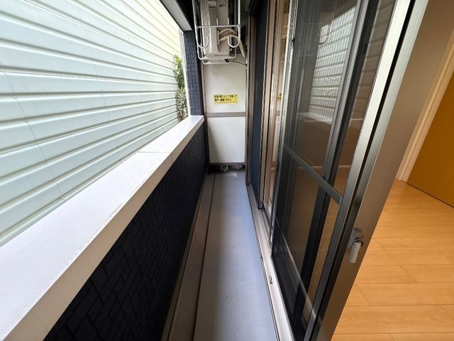 メリーシャトレーンのバルコニー