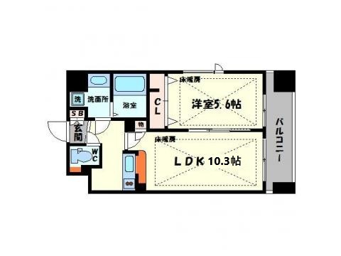 アーバネックス谷町の間取り|アーバネックス谷町　間取り