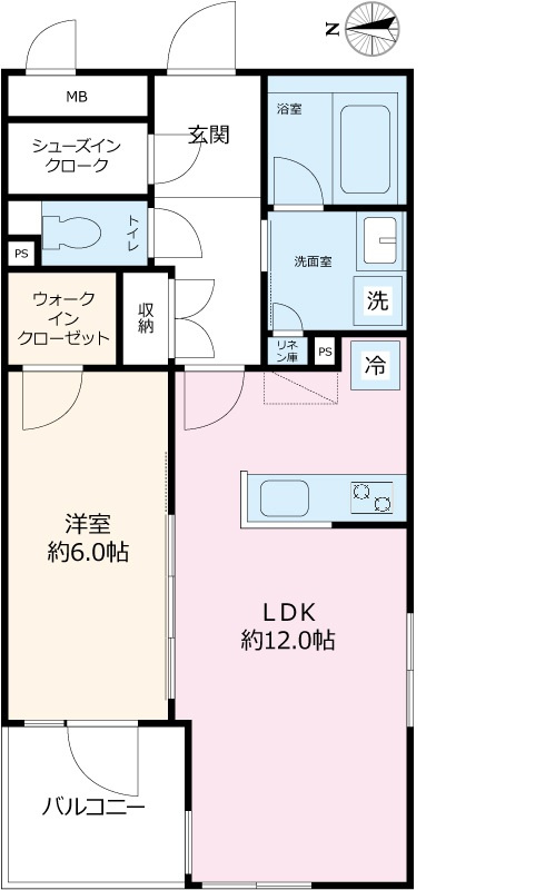 Cielo Azulの間取り