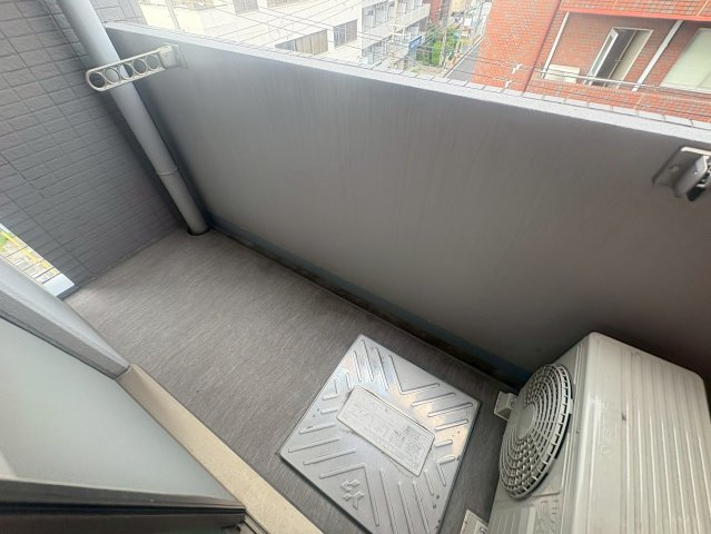 吹田市豊津町の賃貸マンションのバルコニー