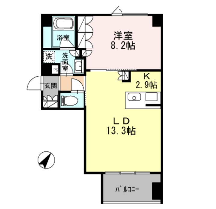 パークフラッツ新宿イーストサイドの間取り