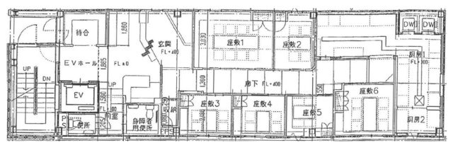心斎橋アバックビルの間取り