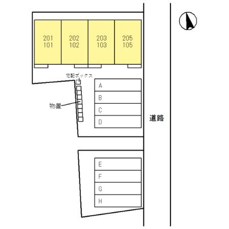 メゾン栄町　エネルの区画図