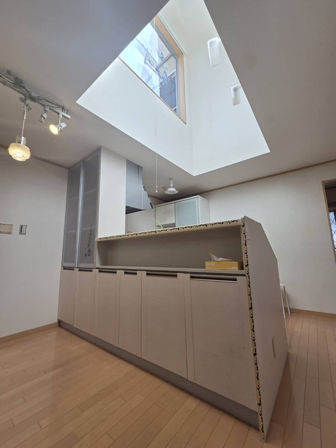 豊中市螢池東町１丁目戸建ての居間・リビング|リビング　残置物撤去・クリーニング後の引き渡しとなります。