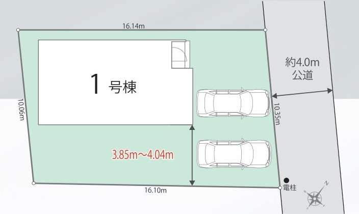 瑞穂箱根ケ崎　第01期　全1棟の区画図|☆区画図☆