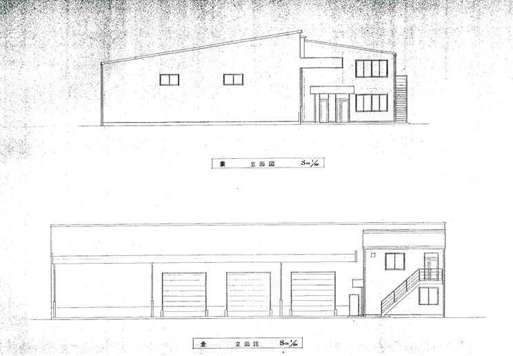 草加市瀬崎７丁目の倉庫のその他|立面図
