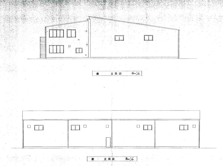 草加市瀬崎７丁目の倉庫のその他|立面図