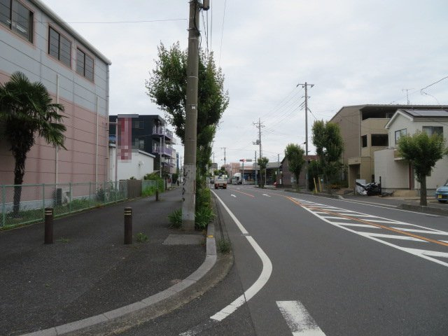 草加市瀬崎７丁目の倉庫の周辺